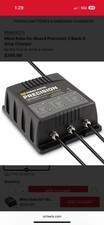 Minn Kota On-Board Precision 3 Bank 6 Amp 12V Charger Flood/Gel/AGM Batteries
