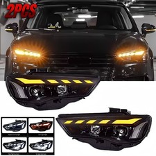 Par de faros LED DRL montaje intermitente secuencial para Audi A3 8V S3 2013-2016