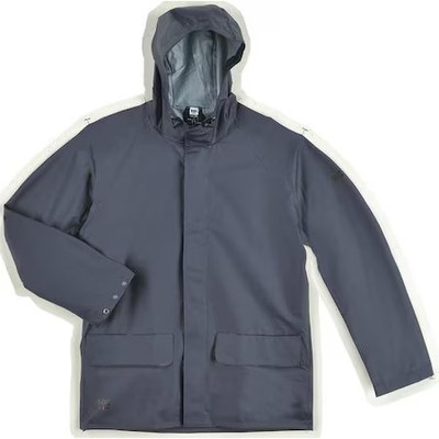 Helly Hansen 70129_590-S Rain Jacket, Pvc/Polyester, Navy, S