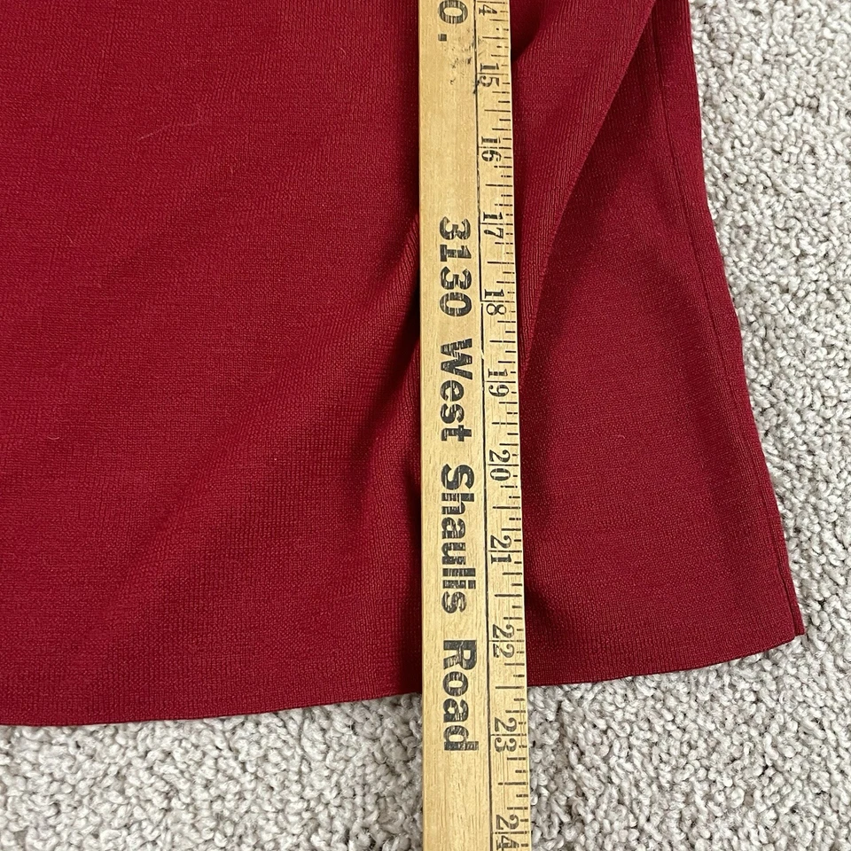 Brooks Brothers Vintage Turtleneck Sweater Women’s L 100% Wool Holiday Red F251 - Image 4 of 4