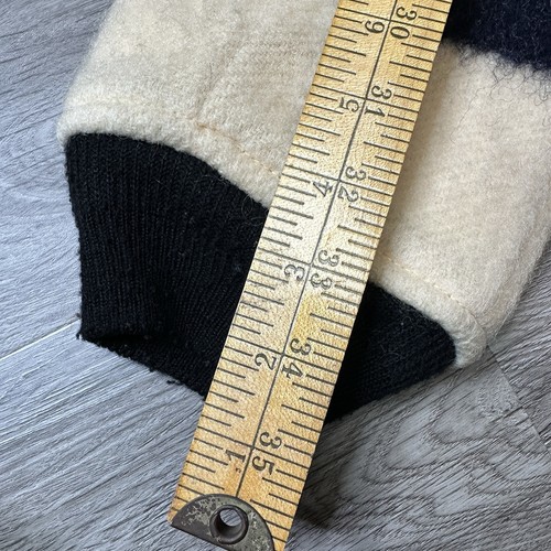 VTG 60s Hudson’s Bay 4 Point Striped Wool Reversible Coat Jacket Size XL Canada - Picture 7 of 12