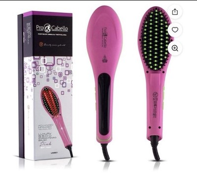 ProCabello Hair Straightener Brush Ceramic Tourmaline Coating MSRP $150