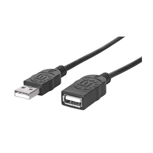 Manhattan Usb-A To Usb-A Extension Cable 1.8M Male To Female 480 Mbps Usb 2.0 Hi