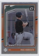 2024 Panini Donruss Optic Rated Prospects Holo Prizm Mac Horvath #119 3sh