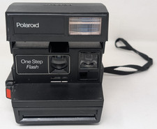 Vintage Polaroid One Step Close Up Flash 600 Instant Film Camera Untested As-Is