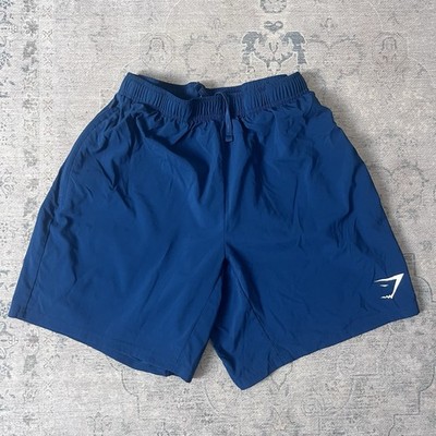 Gymshark Gym Shorts Herren Größe Small petrolblau Farbe Reißverschlusstaschen sehr guter Zustand ''