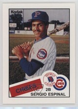 1988 Kodak Peoria Chiefs Sergio Espinal 0q3