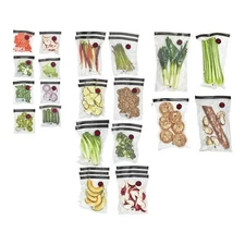 ZWILLING Fresh & Save S/M/L 30-Piece Vacuum Bag Set Plastic Food Storage