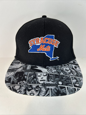 Syr. Mets Exclusive Marvel Night Baseball Snapback Hat Defenders On The Diamond
