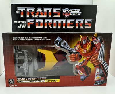 Hasbro Transformers G1 Heroic Autobot Cavalier Hot Rod Reissue Walmart Exclusive