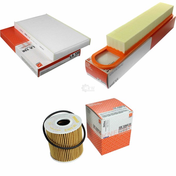 Mahle / Knecht Innenraumfilter La 138 Luftfilter Lx 1969 ÖLfilter Ox 339/2D-image