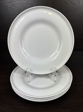 4 NWT IKEA Trivsam White Deep Rimmed 9" Salad Plates