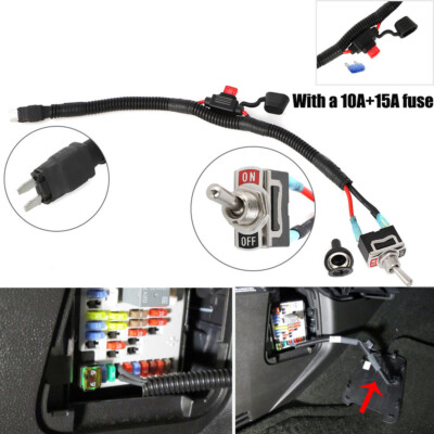 For Mini Fuse WIth Wire Switched Fuse Universal Automotive Switched Fuse Switch