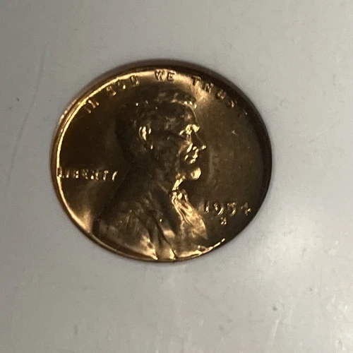 1954 S 1c NGC MS 66 RD WHEAT PENNY