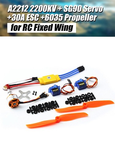 2200KV Brushless Motor 30A ESC Servo Propeller RC Fixed Wing Plane Helicopter Fs - Picture 9 of 15