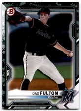 2021 Bowman Camo Border Dax Fulton Miami Marlins #BP-32