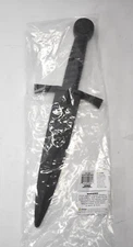 Cold Steel Medieval Training Dagger Knife Black Santoprene Accessory Weapon