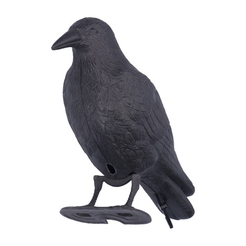 Simulation Plastic Crow Statue Hunting Bait Decoys Tool for Garden Decoration - Picture 3 of 12