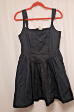 Women's Corset Mini Dress - A New Day Black M msrp 30 nwt