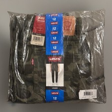 Levi's Youth Camo Jogger Pants Stretch Slim Elastic Cuff Boys Size 12 Levi s