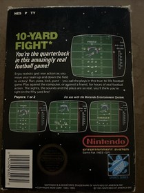 10-Yard Fight (Nintendo Entertainment System, 1985) NES Complete CIB Manual Box