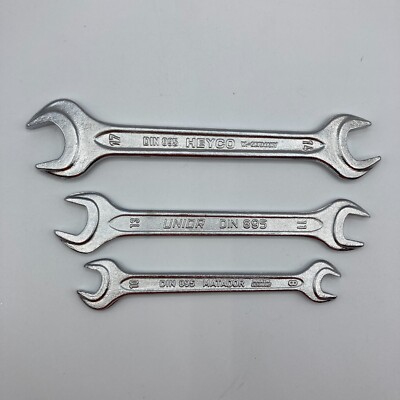 Mercedes-Benz Matador Germany DIN 895 17mm / 19mm Open End Wrench 