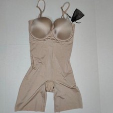 SPANX Suit Your Fancy Strapless Cupped Mid-Thigh in Nude size Large 40712 NWOT