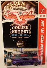 Aston Martin DBS CUSTOM Hot Wheels 2013 Las Vegas Convention Car púrpura con RR