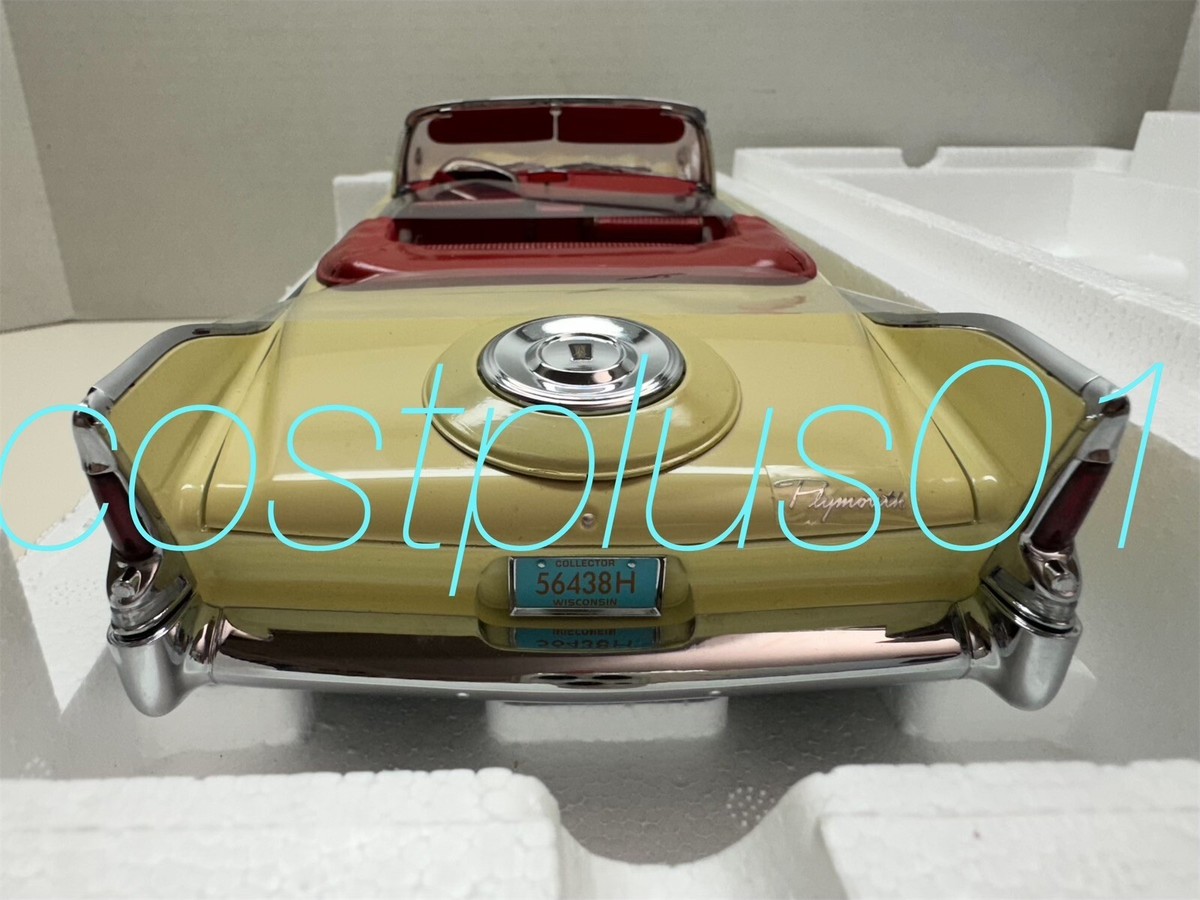 SUN STAR 1960 PLYMOUTH FURY OPEN CONVERTIBLE 1:18 BEIGE THE