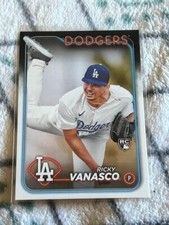 1124-23 2024 Topps Update RC Ricky Vanasco Los Angeles Dodgers