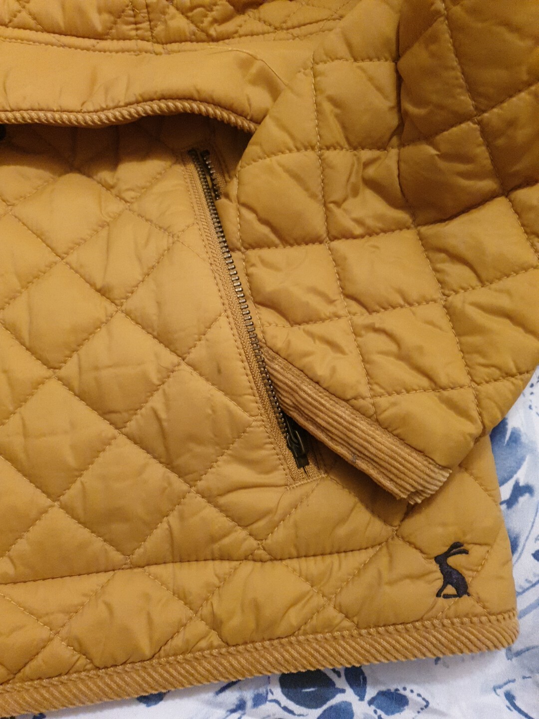 Ladies Joules Newdale Caramel/ Mustard Quilted Jacket Size UK 18 eBay