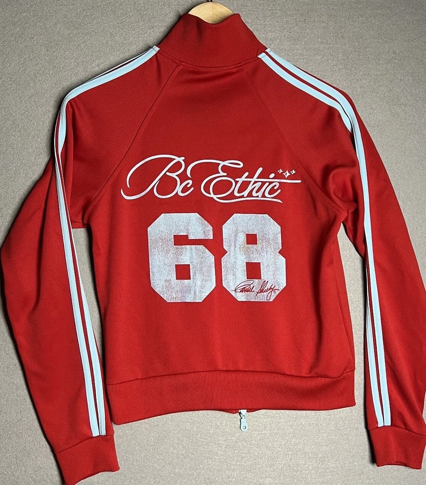 Chaqueta Caroll Shelby Cobra Track BC Ethic 68 PEQUEÑA Roja Cremallera Completa Carreras Mustang Foto 2 de 4