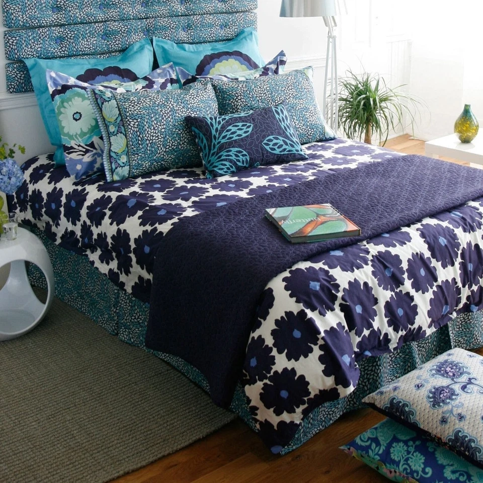 Amy Butler DREAM DAISY Amapola Europea Completamente Bordada Algodón Orgánico Foto 4 de 4