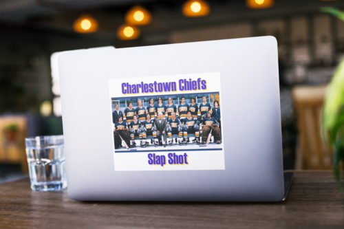 Slap Shot Hanson Charleston Chiefs Team Picture Vinyl Sticker Decal - Car Decal - Picture 1 of 6