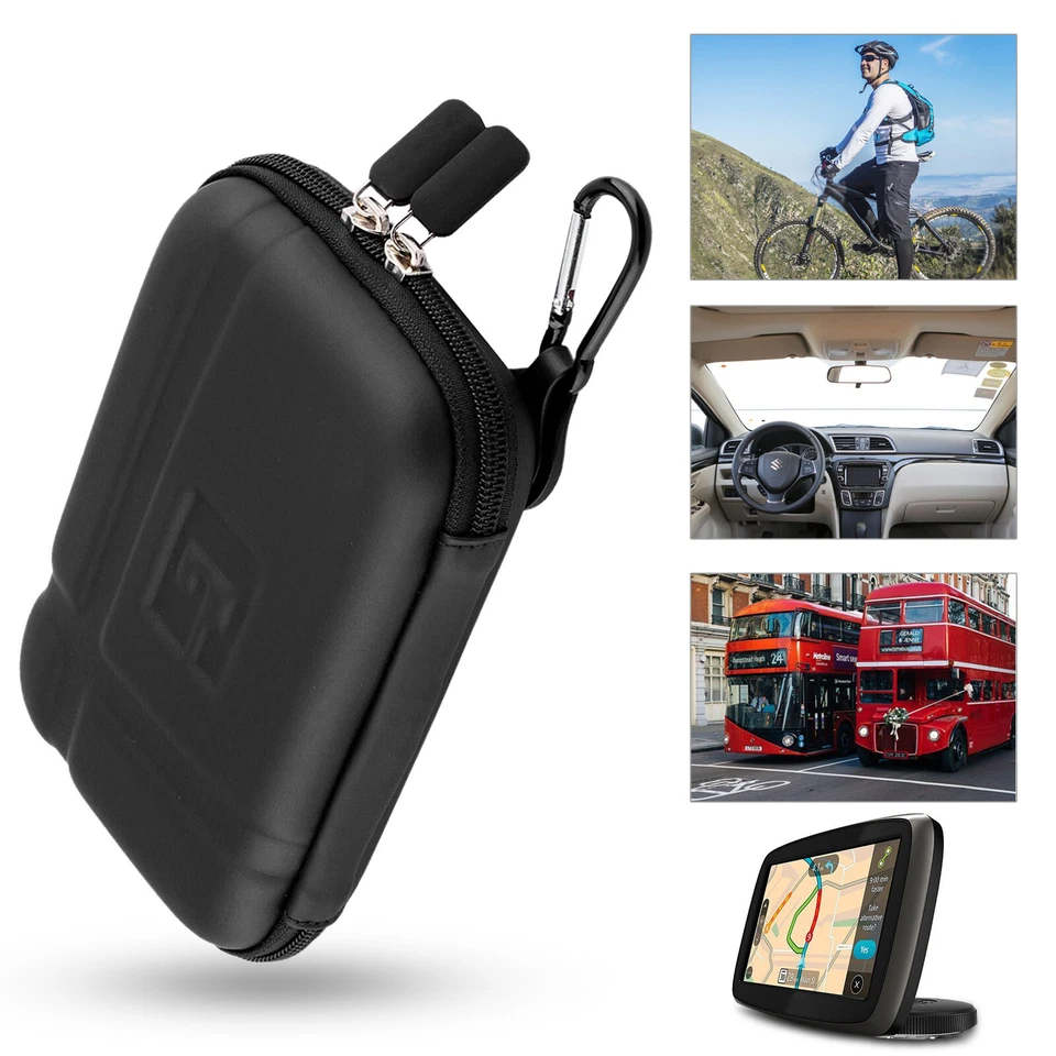 5 inch Hard Shell Carrying Bag GPS Case Cover for GPS Navigator MP3 MP4 Player - Image 3 of 4