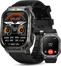 2024 AMAZTIM TANK M3 Smart Watch 1.96 Screen ...