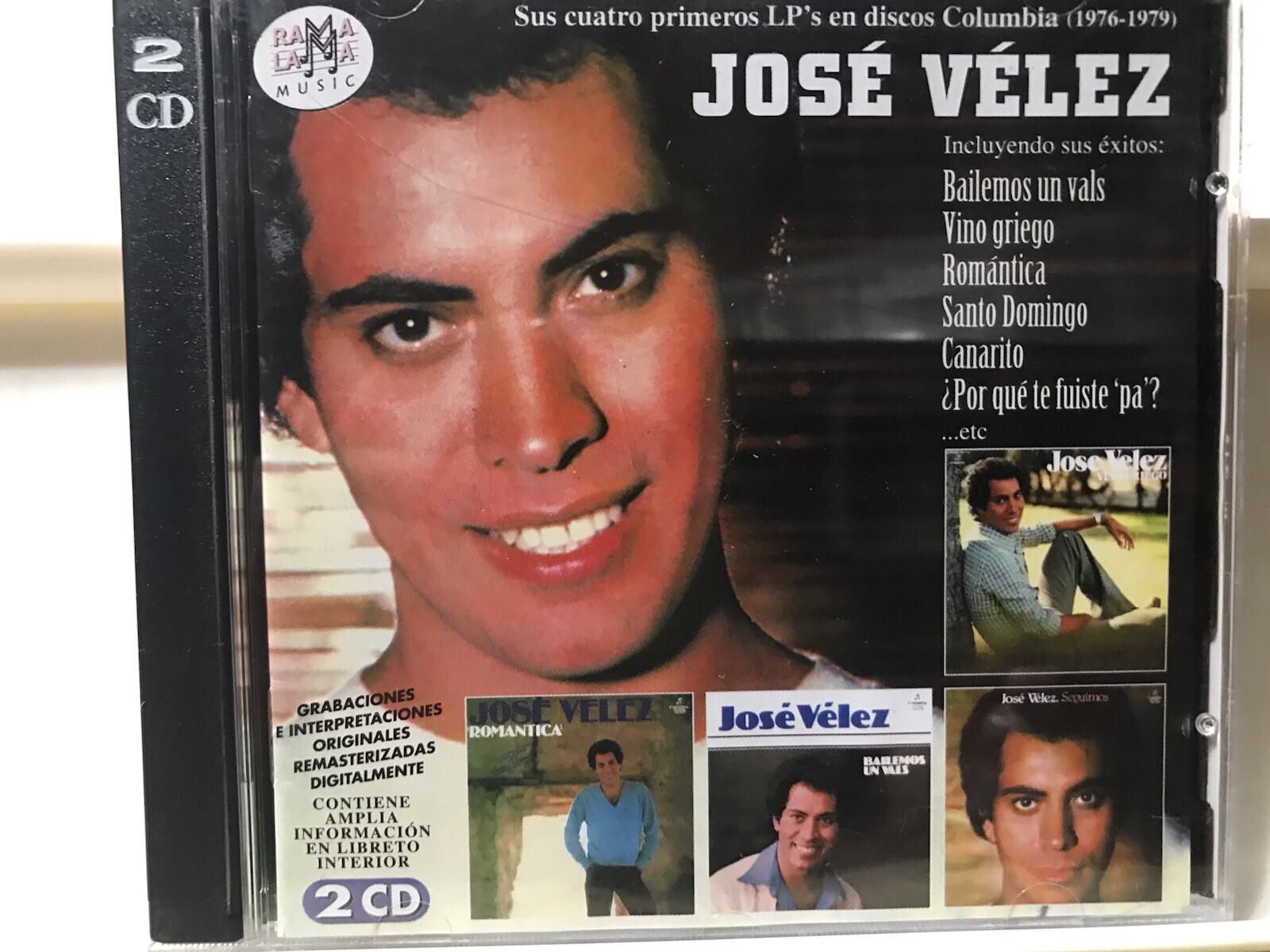 Rare 2cd Set Jose Velez 1976-79 Vino Griego Una Copa De Mas Romantica