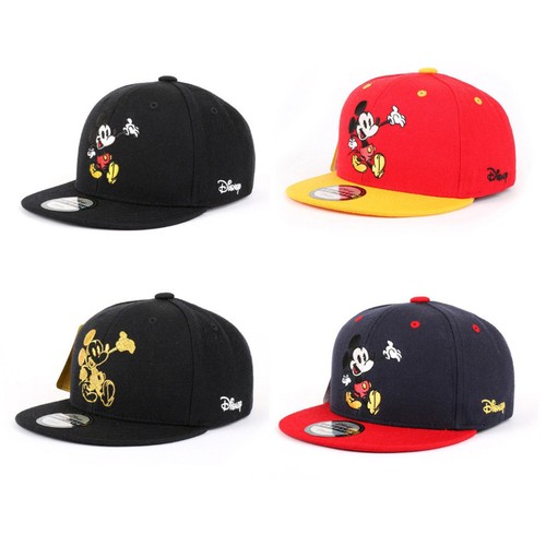 52 ~ 54 cm Niños Niños Niños Niñas Disney Mickey Mouse Sombreros a presión Gorra de béisbol - Imagen 2 de 8