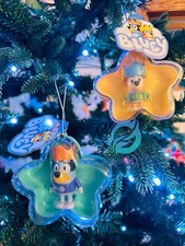 Bluey and Bingo Christmas Ornaments