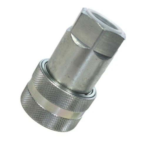 COPPIA INNESTI RAPIDI FASTER VALVOLA SPILLO MASCHIO E FEMMINA 1/2" TRATTORE - Foto 2 di 3