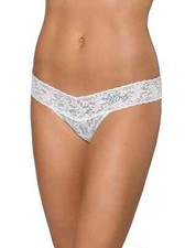 Hanky Panky L47248 White "Mrs." Low Rise Bridal Thong Women's One Size Fits 2-12