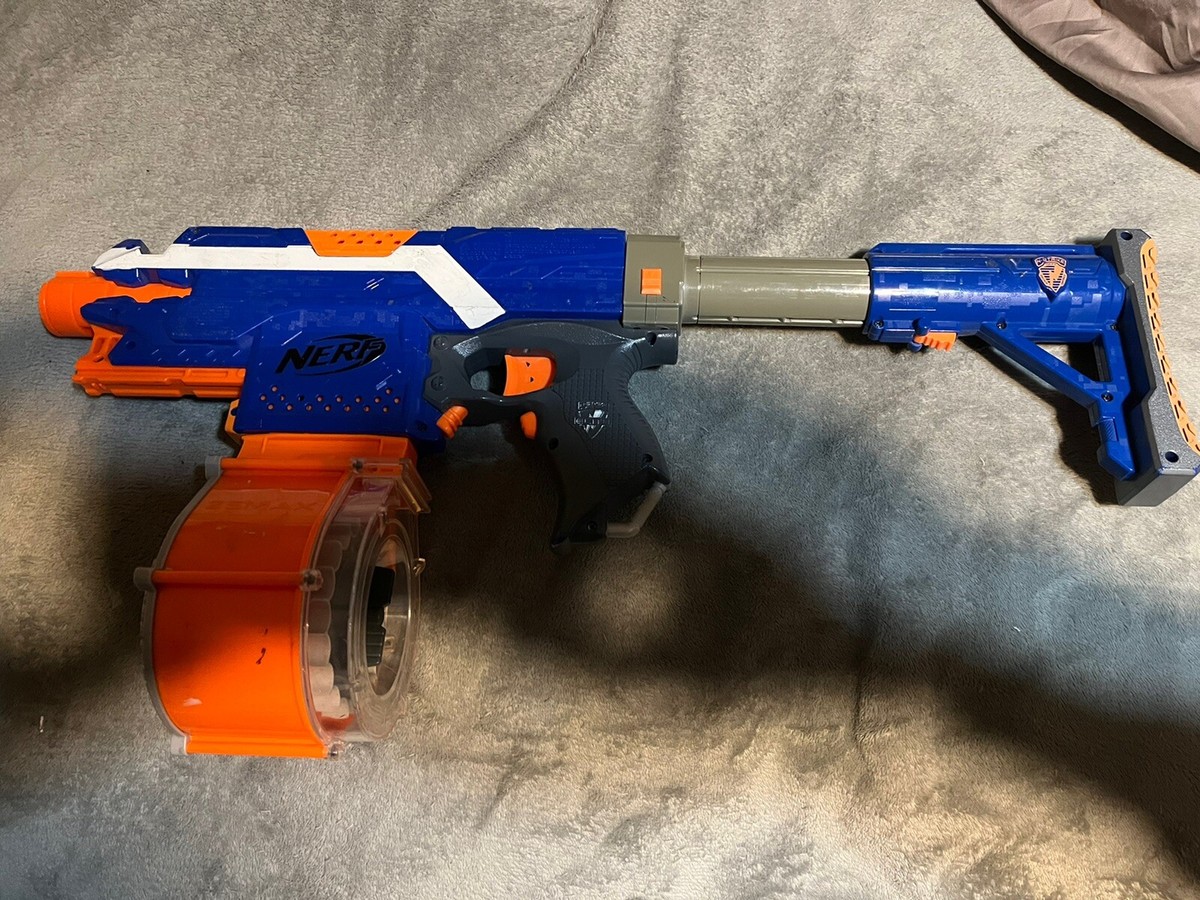 Nerf N-Strike Elite Stryfe Blaster Works Plus 25 Mag Clip