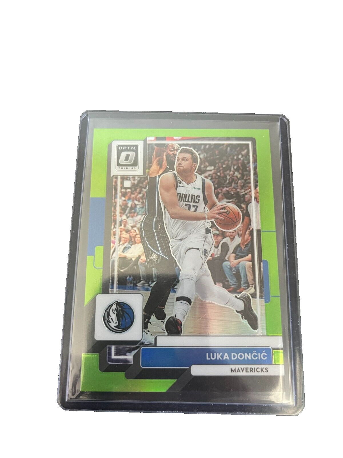2022-23 Panini Donruss Optic Lime Green Prizm 4/149 Luka Doncic #160