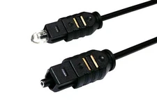 (2-pack) 6FT Digital Fiber Optic Audio Cable Cord Optical SPDIF TosLink - New