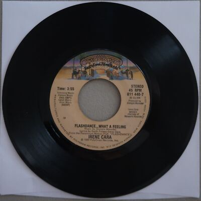 HELEN ST. JOHN & IRENE LOVE THEME FROM ''FLASHDANCE''/FLASHDANCE VINYL 45 VG 25-97