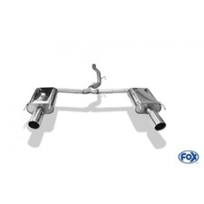 FOX Duplex Sportauspuff Opel Insignia A 2.8l 4x4 Sports Tourer re li je 1x100mm