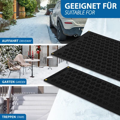 MI-HEAT Freiflächenheizung Heizmatte wasserdichte für Treppe, Gehweg im Außenbereich