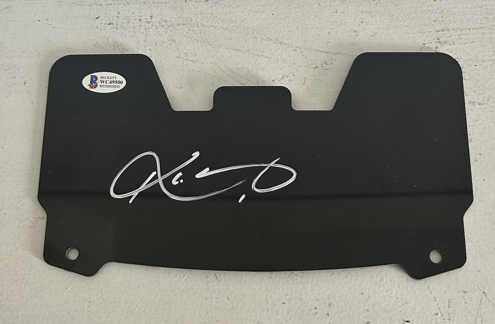 kyler murray Autographed Signed Oklahoma Sooners Oklahoma Arizona Full Size Football Helmet Visor BAS 