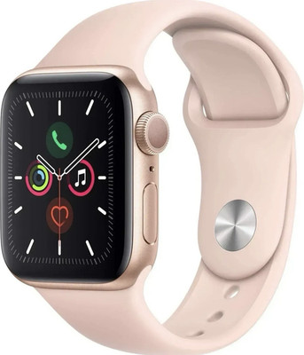 Apple Watch Series 4 40mm Rose Gold Aluminum Case Silicone Band GPS+cellular