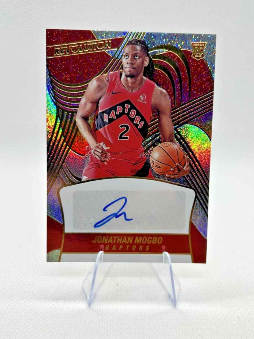 Jonathan Mogbo RC - 2024-25 Panini Revolution Rookie Autographs #16 - Raptors